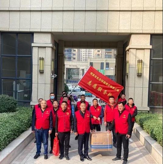 菏泽市生态环境局东明县分局机关党委到天正•中央大街开展科学防疫志愿宣传活动