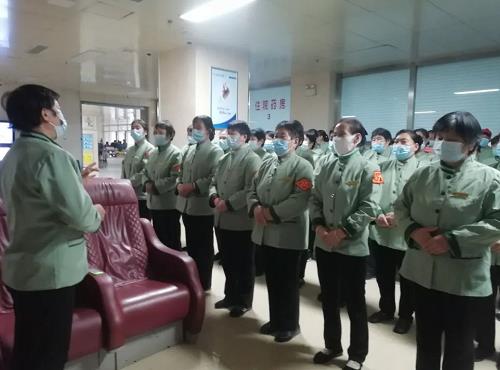 东明县人民医院项目部组织召开新员工入职培训会议