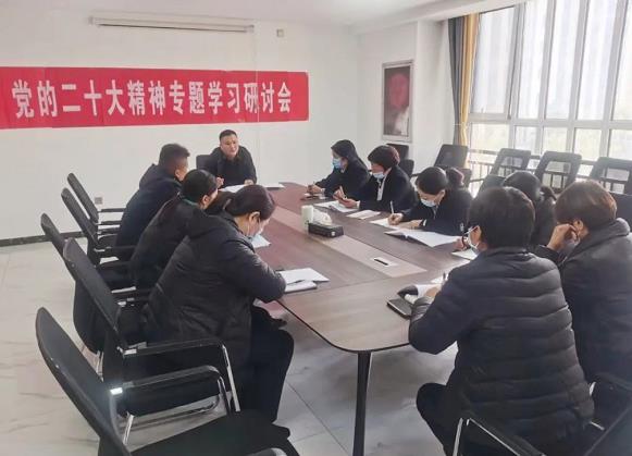 东明区域组织召开党的二十大精神专题学习研讨会