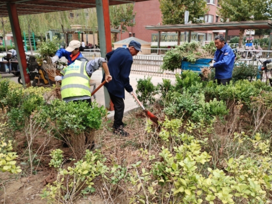 迎国庆·怡欣花园把握秋季好时光，补植补栽绿化忙