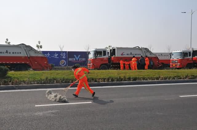 山东省环卫行业 道路机械化清扫职业技能竞赛在东营市举行