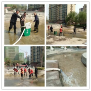 银湾集团｜物业专题：阳光城市清理景观池 小区环境得到改善