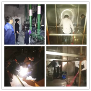 银湾集团｜物业专题：天正•中央大街开展生活饮用水箱清洗消毒工作