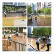 银湾集团｜物业专题：怡欣花园全面清洁景观池 业主由衷发赞叹
