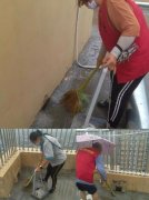 银湾集团 | 物业专题：港湾新城小区清理雨水篦 确保天台排水通畅