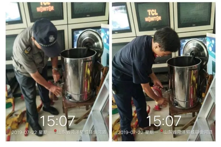 银湾集团｜物业专题：东城国际（郓城) 提供防暑降温绿豆汤 关爱员工送清凉