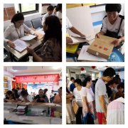 银湾集团｜红色物业专题：铂金湾小区开展招生报名协助工作 为广
