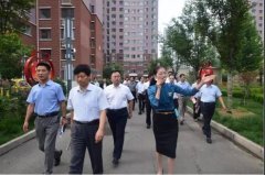 银湾集团｜菏泽市委组织部副部长王怀振同志一行莅临怡欣花园调研