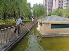 怡欣花园定期检修和清理景观水池 确保喷泉观赏效果