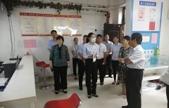 市住建局调研员周朝义一行莅临丰海御龙湾调研红色物业工作